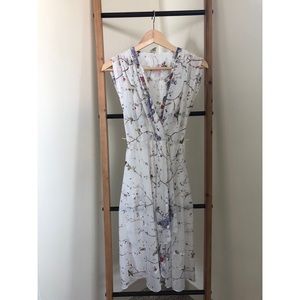 Vintage Sheer Sundress 70s EUC - Beautiful Wrap